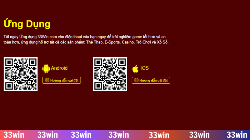 Tải app 33WIN - Hướng dẫn thao tác tải ứng dụng siêu tốc 1 Tải app 33WIN bằng Android siêu nhanh